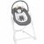 Variation Blanc, gris, jaune du produit Transat Compact'Up Moonlight de la marque Badabulle