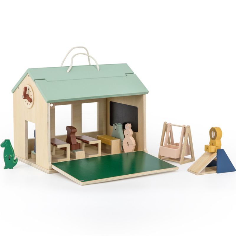 École des animaux en bois Trixie