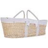 Couffin moïse naturel avec matelas et habillage jersey cœurs Childhome Produit 3