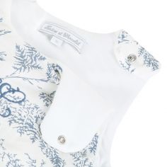 Gigoteuse légère en coton et lin Feuillage (70 cm)