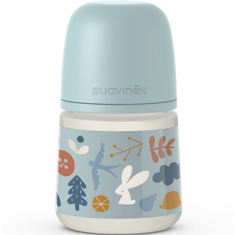 Biberon avec tétine symétrique SX PRO S bleu poudré (150 ml) Suavinex