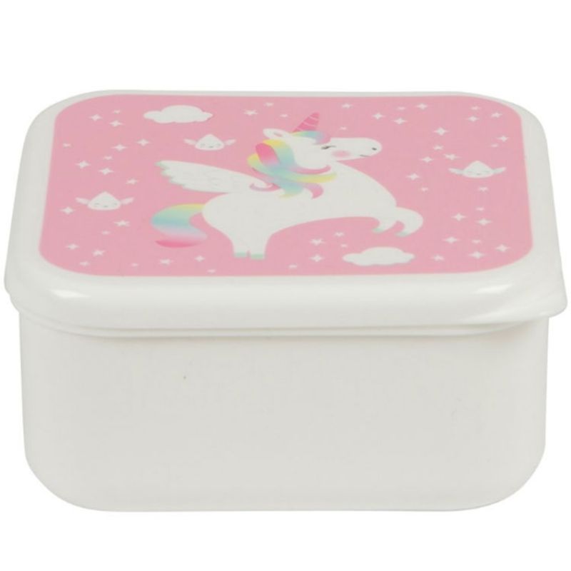 Boîte à goûter Betty la licorne arc-en-ciel sass & belle