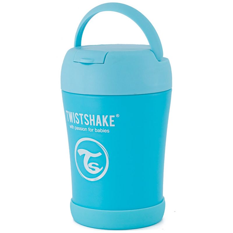 Thermos alimentaire bleu pastel (350 ml) Twistshake