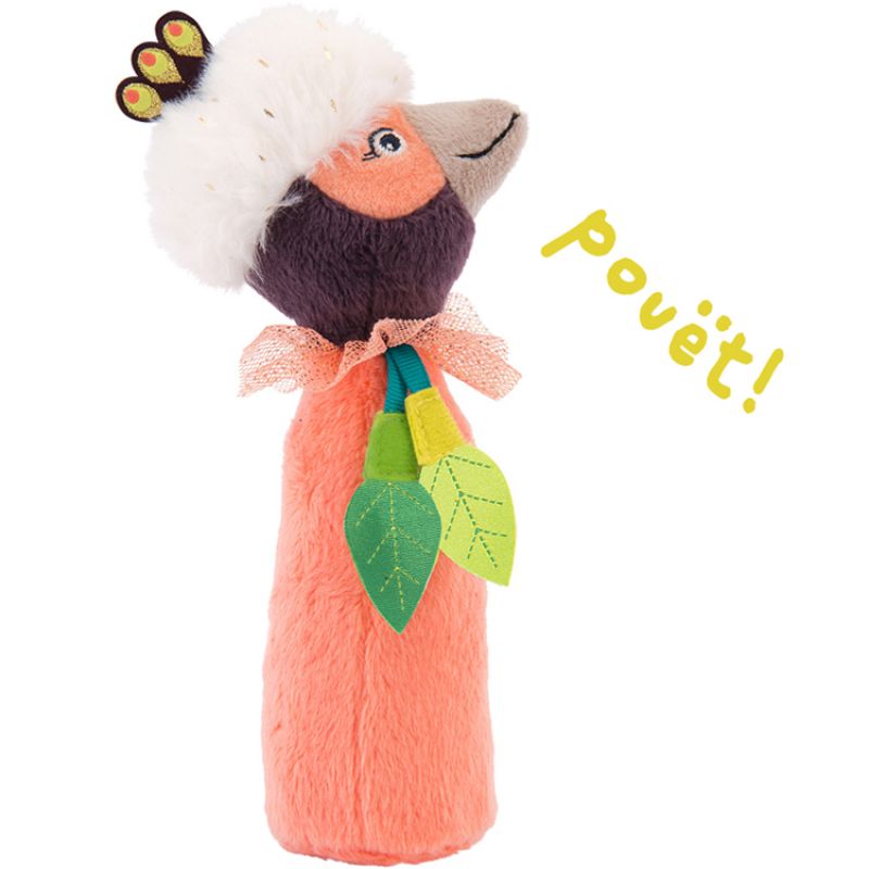 Hochet pouët Paloma l'oiseau Dans la Jungle (17 cm) Moulin Roty