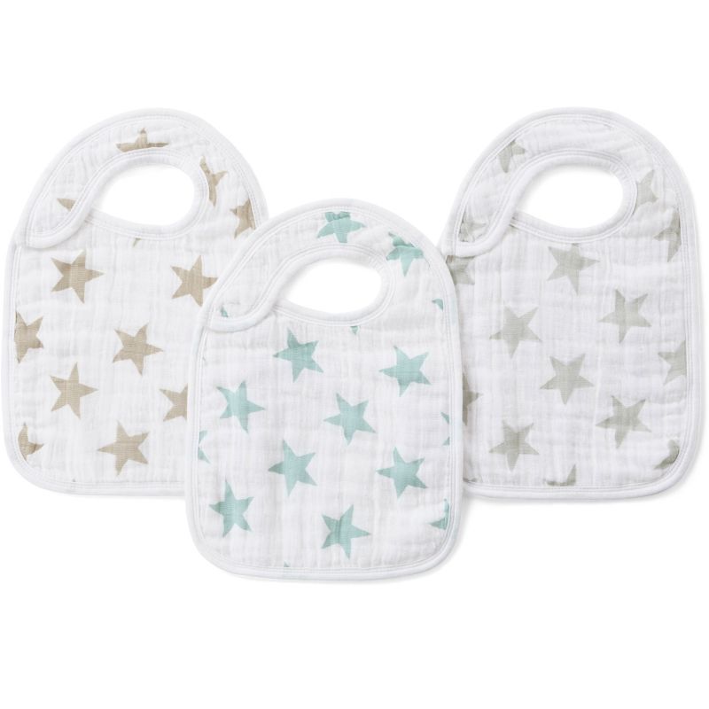 Lot de 3 bavoirs Nibble étoiles Stardust aden + anais