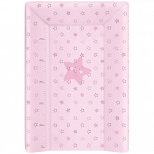 Matelas à langer Luxe avec toise étoiles rose clair (50 x 70 cm)  par Babycalin