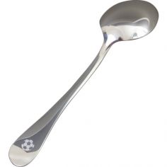Cuillère foot en métal argenté (14 cm) - Aubry-Cadoret