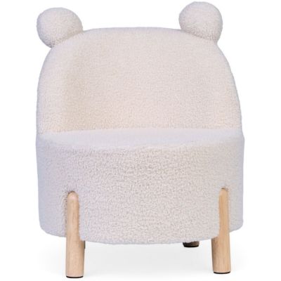 Chaise pour enfant Teddy écru  par Childhome