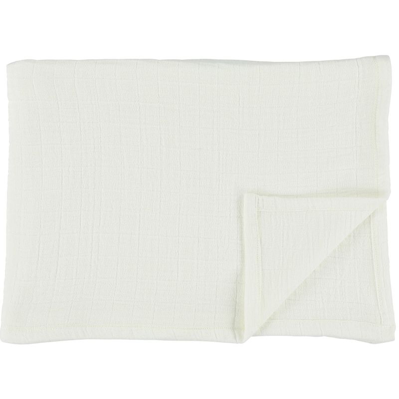 Lot de 3 langes en mousseline de coton Bliss White (55 x 55 cm) Trixie