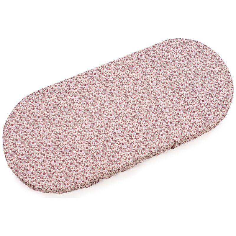 Lot de 2 draps-housses pour nacelle Cherry Fleurs Pasito a pasito Produit 1