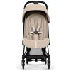 Duo COŸA 2026 Poussette ultra-compacte avec nacelle pliable et Châssis Matt Black Cozy Beige Cybex Produit 5