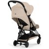 Duo COŸA 2026 Poussette ultra-compacte avec nacelle pliable et Châssis Matt Black Cozy Beige Cybex Produit 6