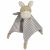 Variation Beige du produit Doudou âne Botton Rayures de la marque Walking Mum