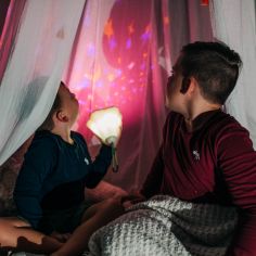 Veilleuse musicale avec projecteur Tiny Dreamer Boho Chic