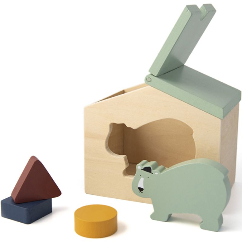 Maison à formes en bois ours Mr. Polar Bear Trixie