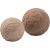 Variation Marron, beige du produit Lot de 2 balles sensorielles en hévéa Earth marrons de la marque Natruba