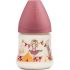 Biberon avec tétine physiologique Circus rose (150 ml) - Suavinex Biberon avec tétine physiologique Circus rose (150 ml) - Suavinex