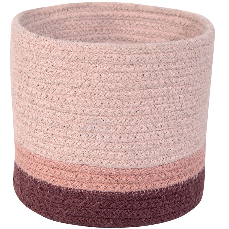 Panier de rangement en coton My Little Ones rose (15 x 15 x 15 cm) Lorena Canals