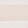 Drap de berceau en coton Ruffle Natural (75 x 100 cm)  par Jollein