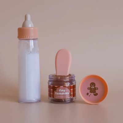 Coffret repas petit pot et biberon magiques pour poupée Pain d'épices