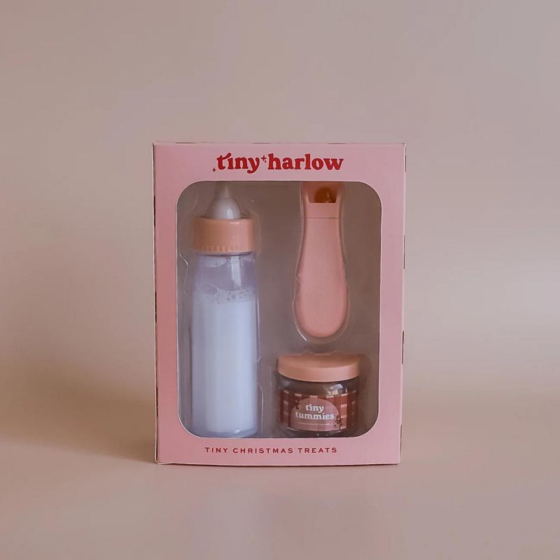 Coffret repas petit pot et biberon magiques pour poupée Pain d'épices Tiny Harlow Packaging 3