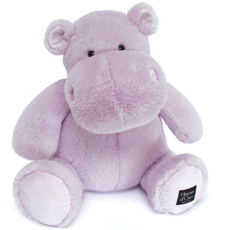 Peluche Hippo lilas (40 cm) Histoire d'Ours