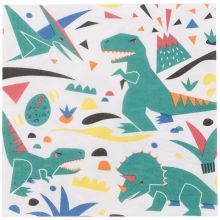 Lot de 20 serviettes en papier dinosaure Jurassic Park  par My Little Day