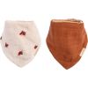 Lot de 2 bavoirs bandanas Lucky + Ambre - Filibabba