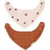 Lot de 2 bavoirs bandanas Lucky + Ambre  par Filibabba