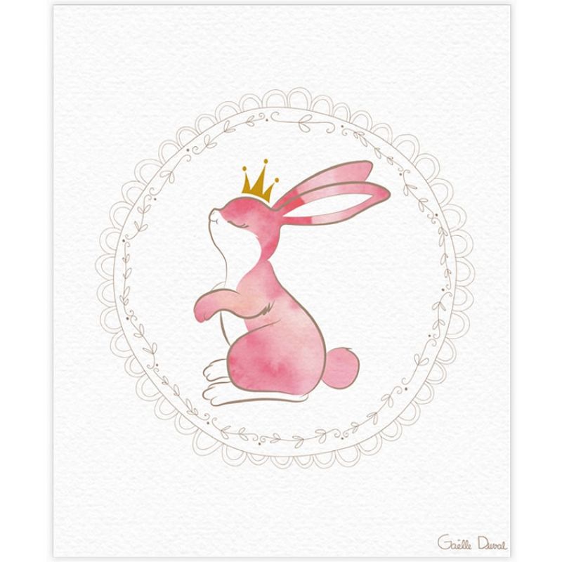 Carte Lapin (15 x 18 cm) Gaëlle Duval