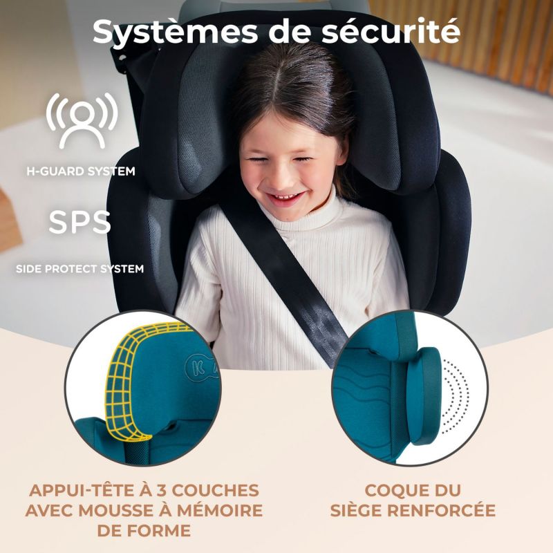 Siège auto Xpand 2 i-Size Harbor Blue (groupe 2-3) Kinderkraft Ambiance 6