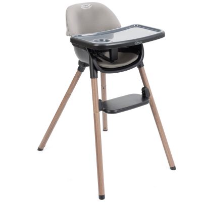 Chaise haute évolutive Presti Steeple Gray