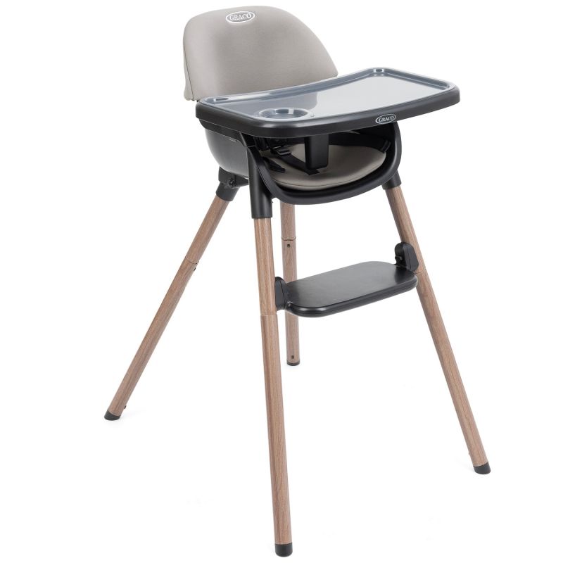 Chaise haute évolutive Presti Steeple Gray Graco Produit 1