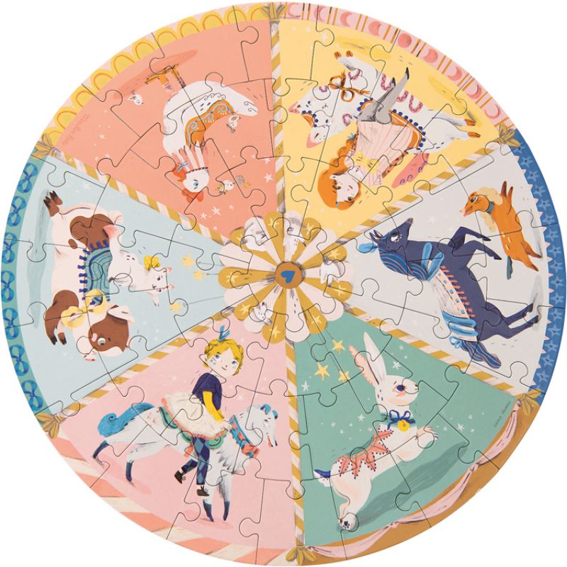 Puzzle Manège Les Parisiennes (45 pièces) Moulin Roty