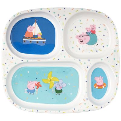Assiette à compartiments bébé Peppa Pig Petit Jour Paris