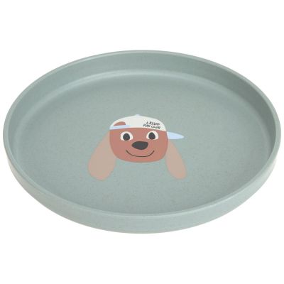 Assiette en polypropylène et cellulose Tiny Team Chien