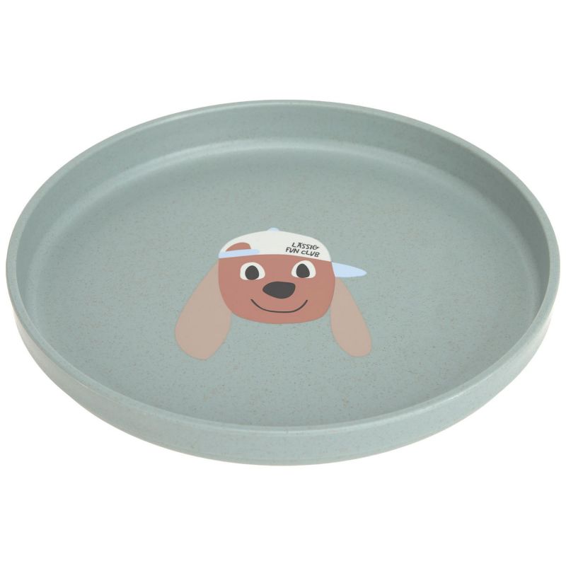 Assiette en polypropylène et cellulose Tiny Team Chien Lässig Produit 1