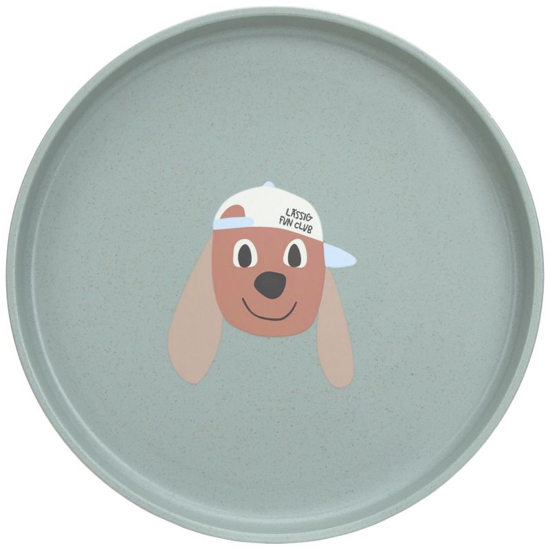 Assiette en polypropylène et cellulose Tiny Team Chien Lässig Produit 3