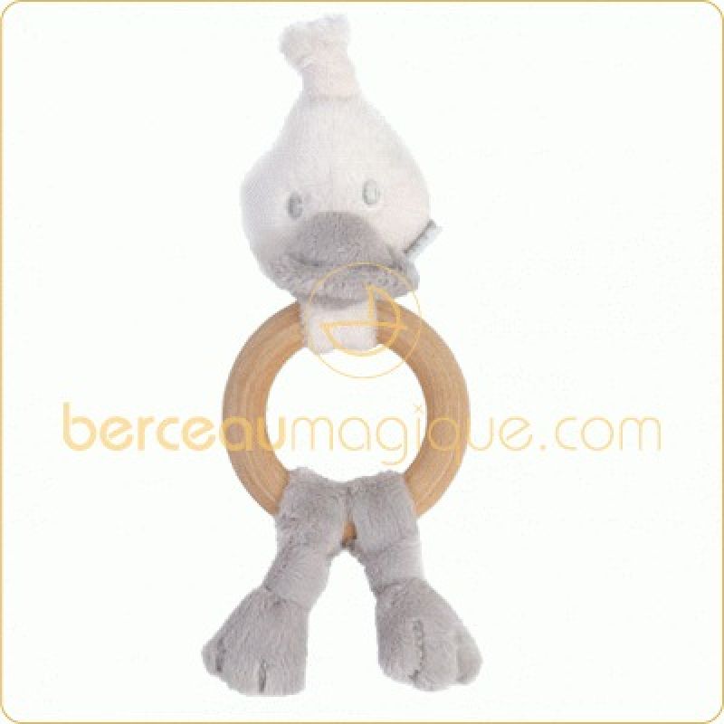 Hochet canard gris BAMBAM