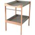 Table à langer Margot en bois hybride gris - Combelle