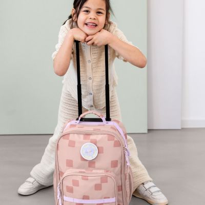 Valise à roulettes Pattern Party rose