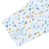 Pyjama léger fleuri en jersey gaufré écru (12 mois)  par Noukie's