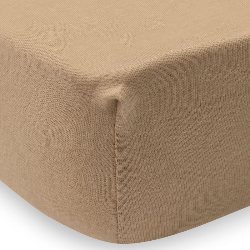 Lot de 2 draps housses en jersey Hazel-Oatmeal (60 x 120 cm) Jollein Produit 3