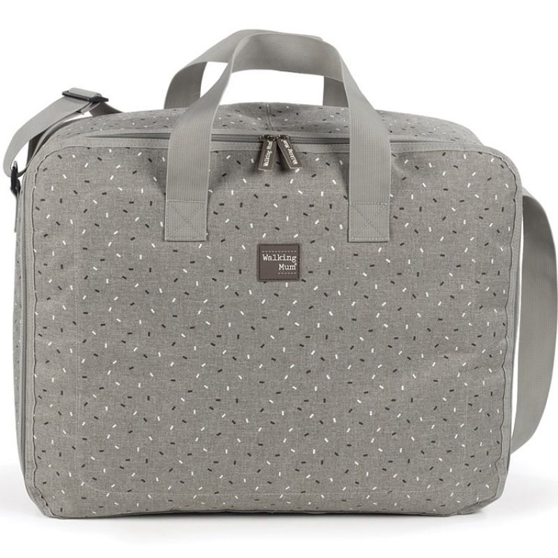 Valise de maternité Confeti gris Walking Mum