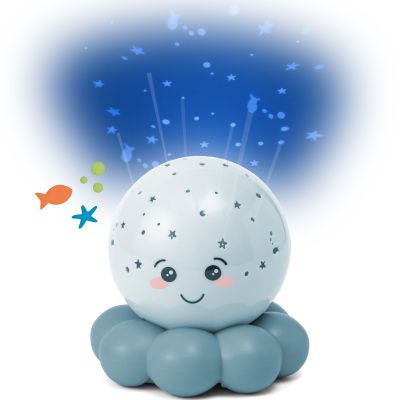 Veilleuse Twinkles To Go Octo Bleu Pastel  par Cloud B