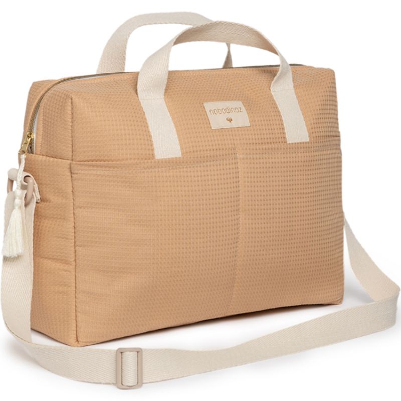 Sac à langer nid d'abeille Gala Nude Nobodinoz