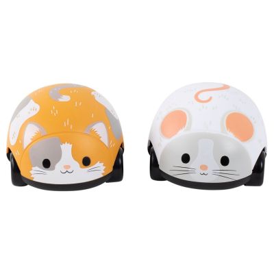 Lot de 2 véhicules à friction chat et souris  par Tiger Tribe