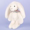 Peluche Lapin Fleurette Blanc (25 cm) Doudou et Compagnie Ambiance 3