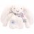 Variation Blanc du produit Peluche Lapin Fleurette Blanc (25 cm) de la marque Doudou et Compagnie
