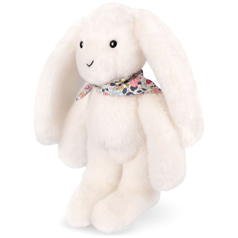 Peluche Lapin Fleurette Blanc (25 cm) Doudou et Compagnie Produit 7